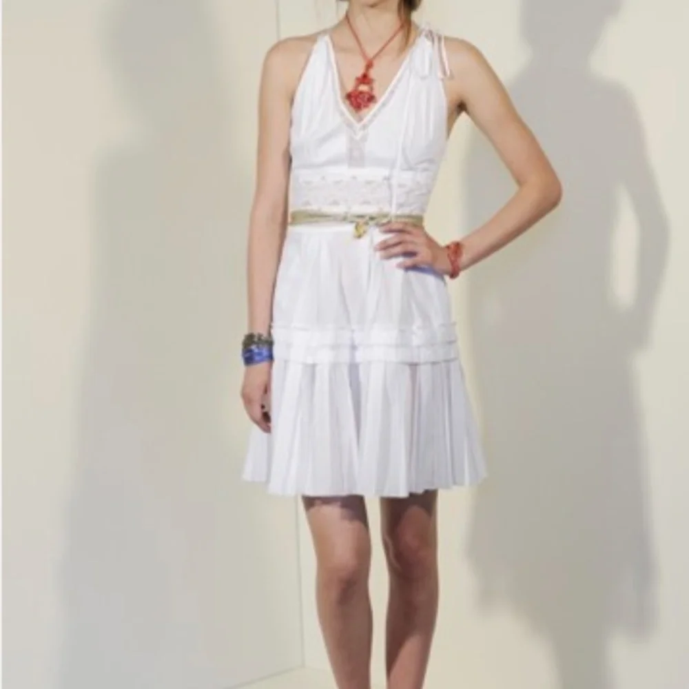 Roberto Cavalli White Lace Dress - Picture 1 of 13